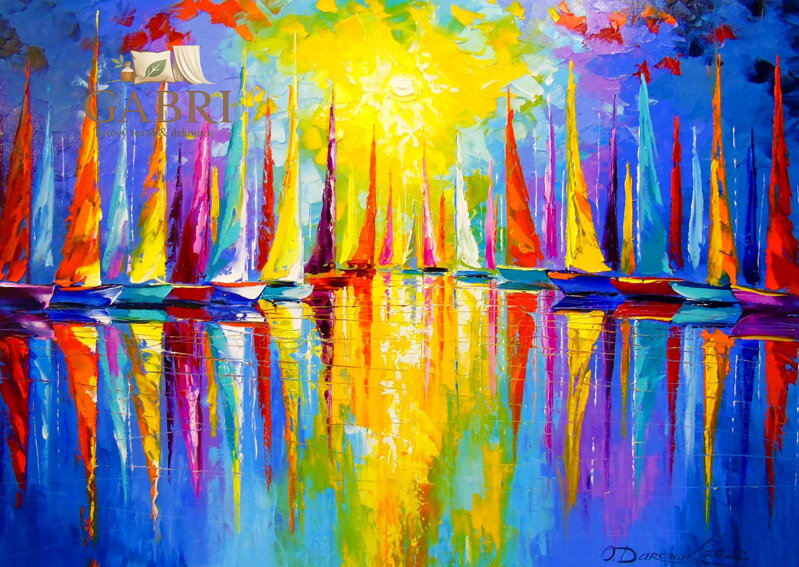 ENJOY Puzzle Duhové plachetnice 1000 dílků