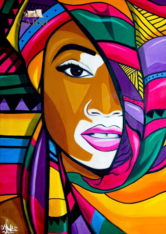 ENJOY Puzzle Africká kráska 1000 dílků