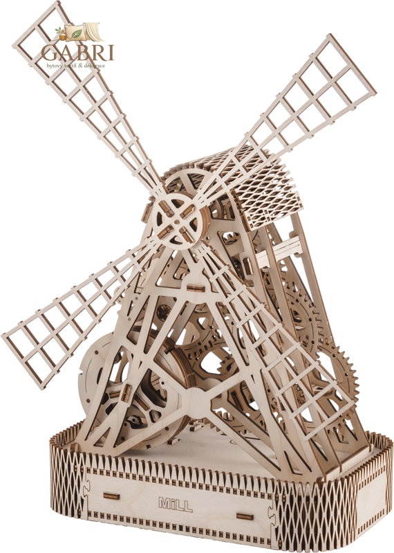 WOODEN CITY 3D puzzle Mlýn 222 dílů