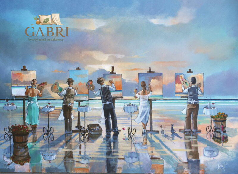 ANATOLIAN Puzzle Malování bouře 1000 dílků