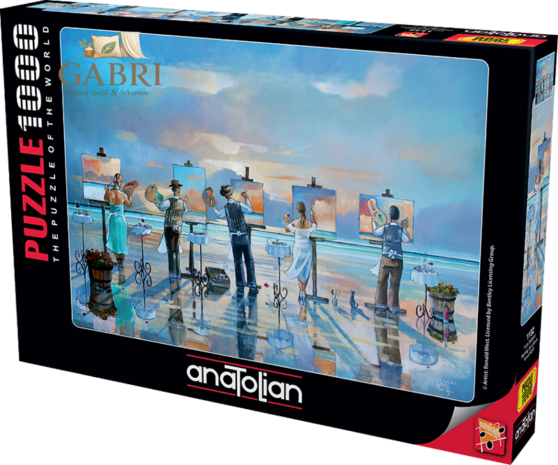 ANATOLIAN Puzzle Malování bouře 1000 dílků