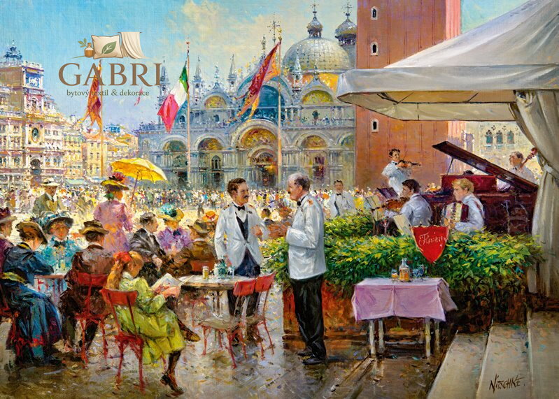 CHERRY PAZZI Puzzle Piazza San Marco, Benátky 1000 dílků