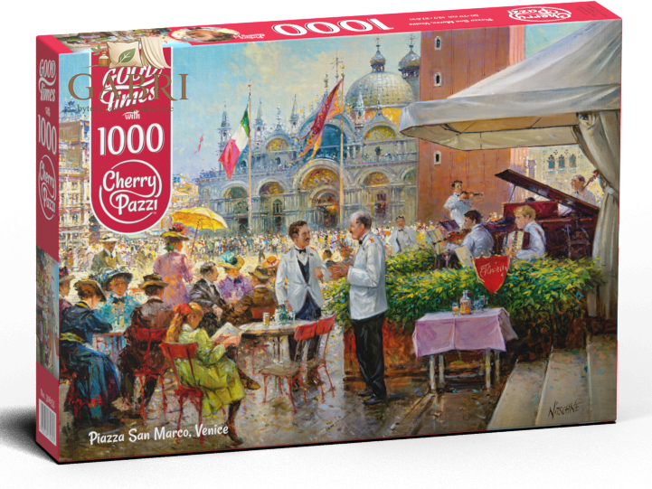 CHERRY PAZZI Puzzle Piazza San Marco, Benátky 1000 dílků