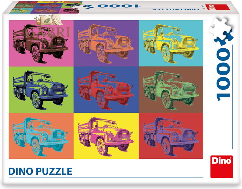 DINO Puzzle Pop Art: Tatra 1000 dílků
