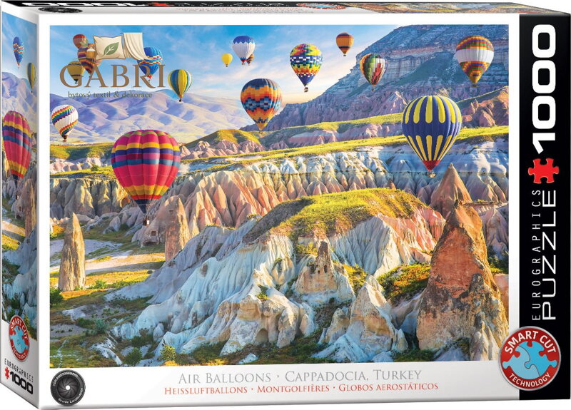 EUROGRAPHICS Puzzle Balóny nad Kappadokií, Turecko 1000 dílků