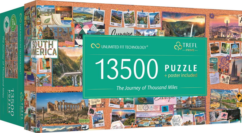 TREFL Puzzle UFT Cesta dlouhá tisíc mil 13500 dílků