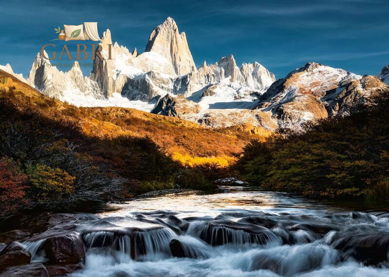 RAVENSBURGER Puzzle Dechberoucí hory: Mount Fitz Roy, Patagonie 1000 dílků