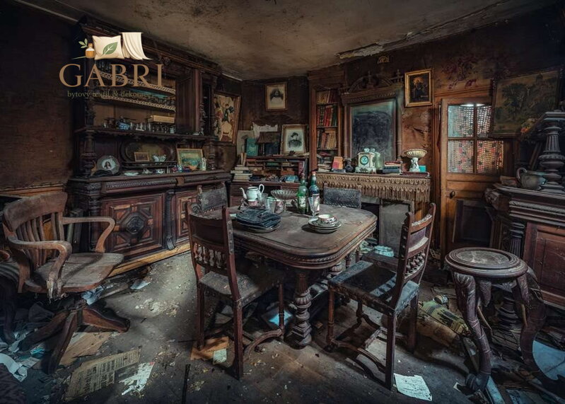 RAVENSBURGER Puzzle Ztracená místa: Opuštěná jídelna 1000 dílků