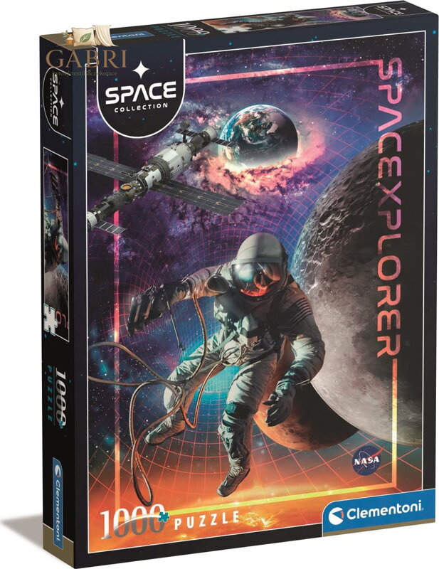 CLEMENTONI Puzzle Space NASA: Vesmírný průzkumník 1000 dílků