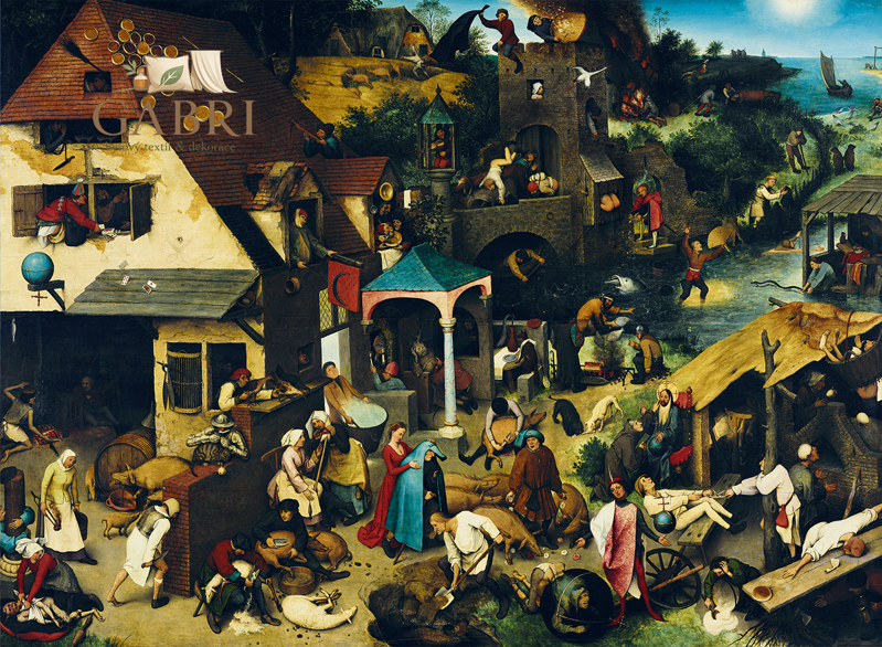 BLUEBIRD Puzzle Nizozemská přísloví (1559) 3000 dílků