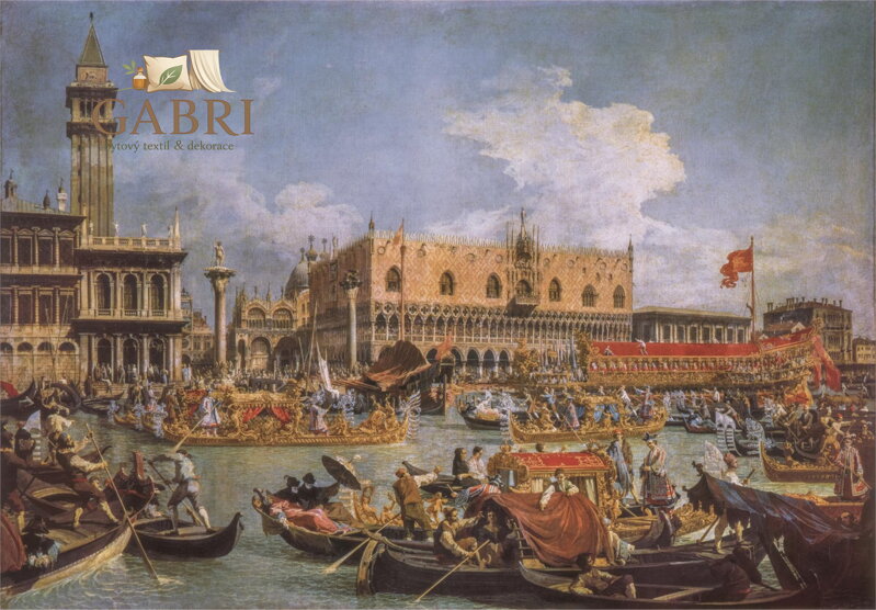 CLEMENTONI Puzzle Návrat Bucintora do přístavu na svátek Nanebevstoupení 1000 dílků