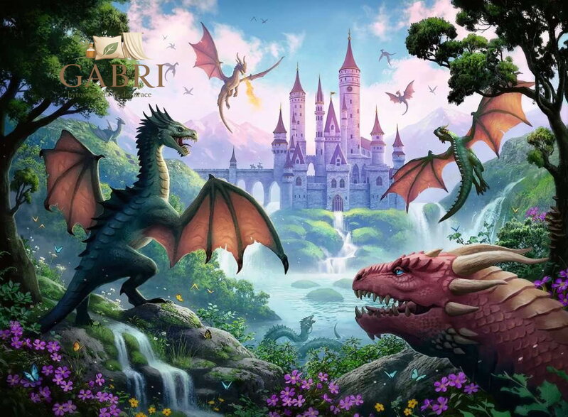 RAVENSBURGER Puzzle Magický drak XXL 300 dílků
