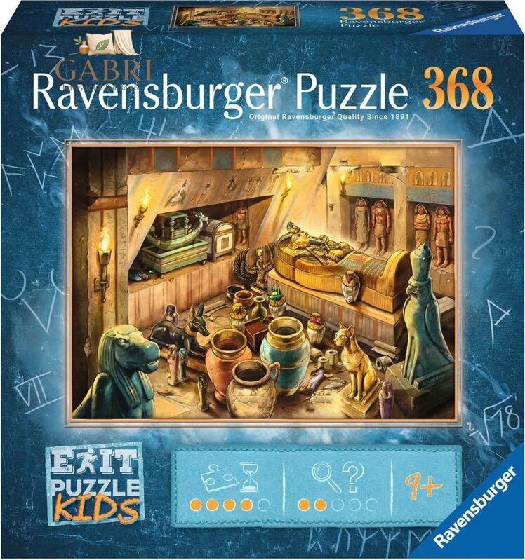 RAVENSBURGER Únikové EXIT KIDS puzzle Egypt 368 dílků