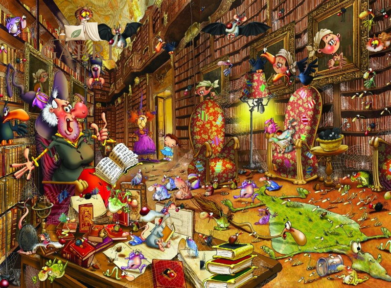 GRAFIKA Puzzle Čarodějnice 2000 dílků