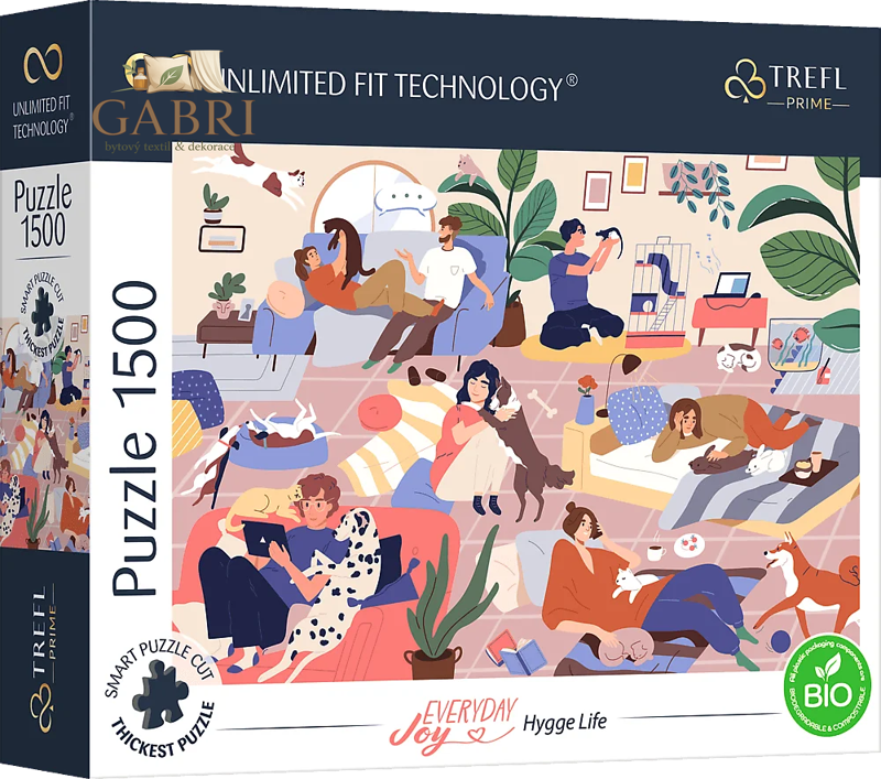 TREFL Puzzle UFT Everyday Joy: Pohodový život 1500 dílků