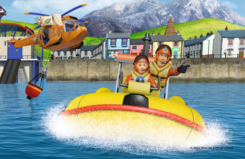 TREFL Puzzle Požárník Sam: Na vodě 54 dílků