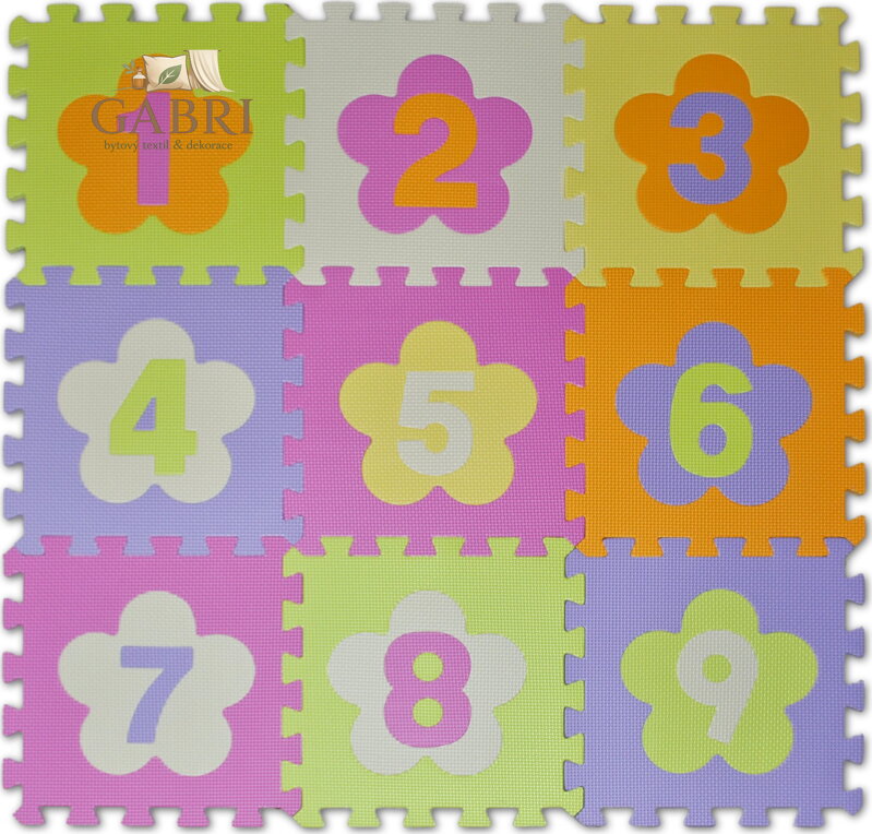 Pěnové puzzle Čísla (28x28)