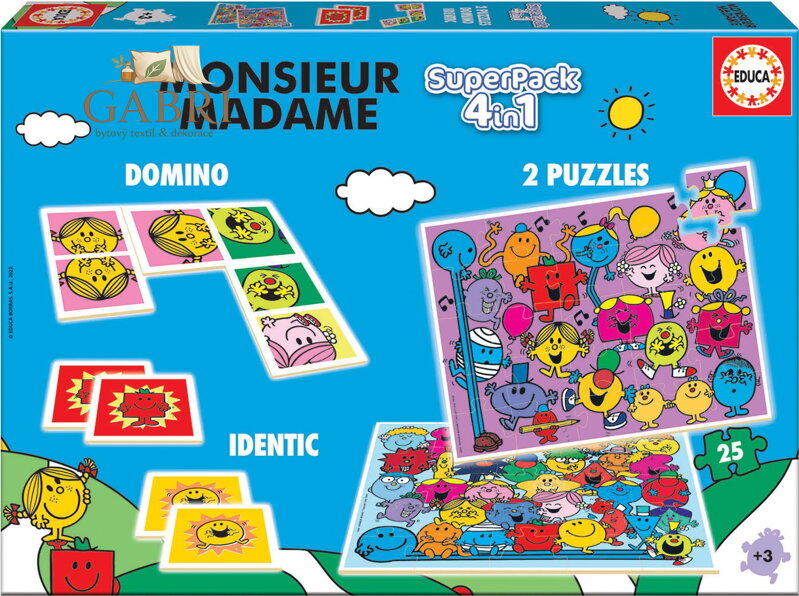 EDUCA Soubor her Monsieur Madame 4v1