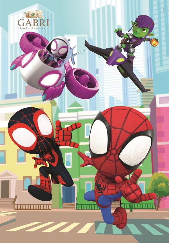 CLEMENTONI Puzzle Marvel: Spidey a jeho úžasní přátelé MAXI 60 dílků
