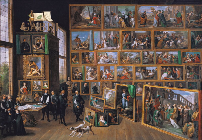 CLEMENTONI Puzzle Museum Collection: Arcivévoda Leopold Wilhelm v jeho malířské galerii v Bruselu 2000 dílků