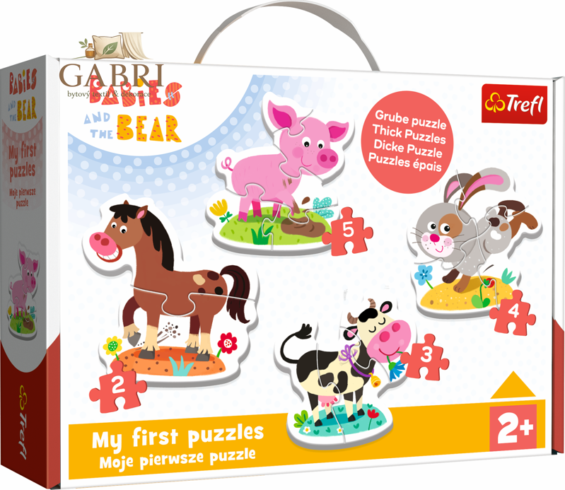 TREFL Baby puzzle Na farmě 4v1 (2,3,4,5 dílků)