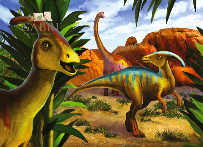 TREFL Puzzle Svět dinosaurů: Parasaurolophus 20 dílků