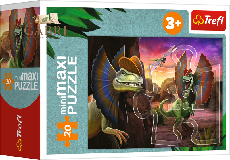 TREFL Puzzle Svět dinosaurů: Dilophosaurus 20 dílků