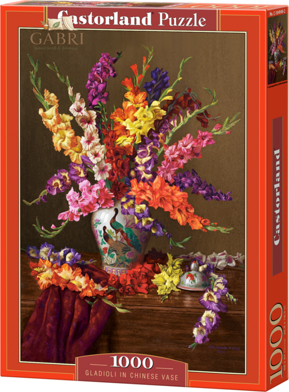 CASTORLAND Puzzle Mečíky v čínské váze 1000 dílků
