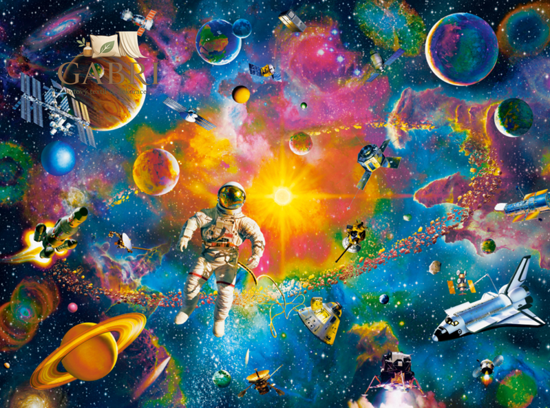 CASTORLAND Puzzle Muž ve vesmíru 2000 dílků