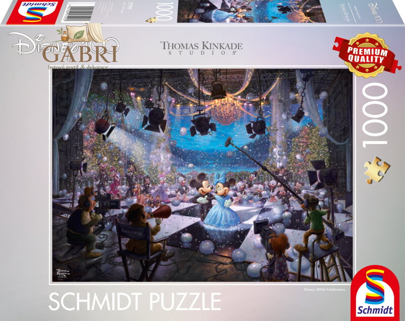 SCHMIDT Puzzle Disney: Oslava 100 let, 1000 dílků