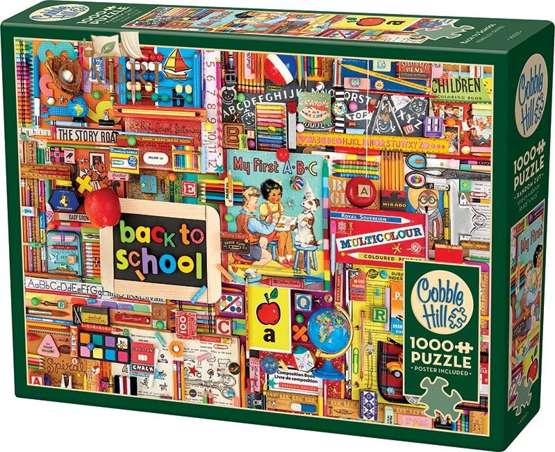 COBBLE HILL Puzzle Zpátky do školy 1000 dílků