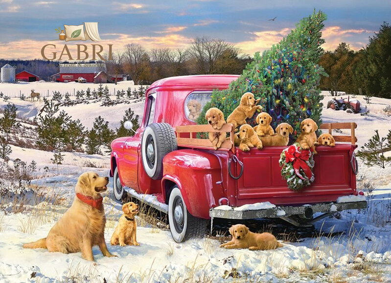 COBBLE HILL Puzzle Rodinný výlet 1000 dílků