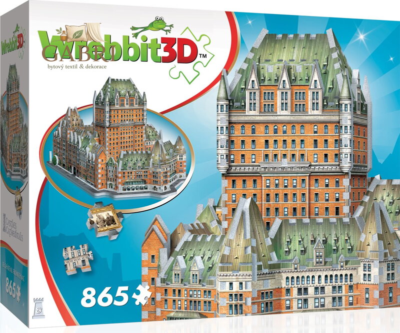WREBBIT 3D puzzle Le Château Frontenac 865 dílků