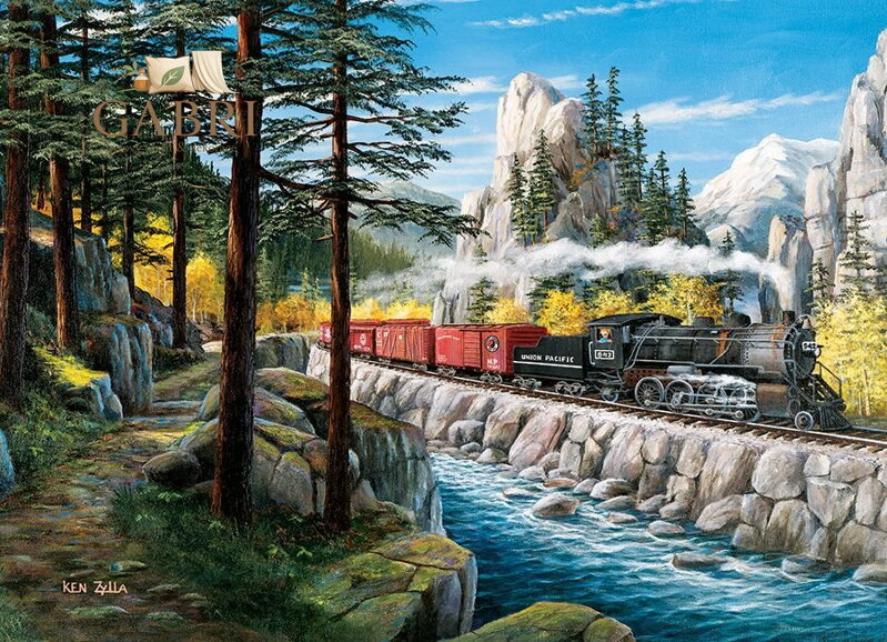 COBBLE HILL Puzzle Objíždění Hornu 1000 dílků