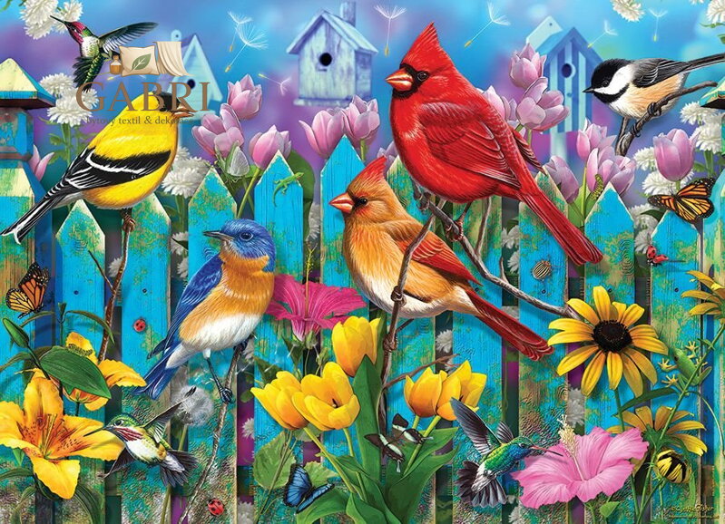 COBBLE HILL Puzzle Na plotě 500 dílků