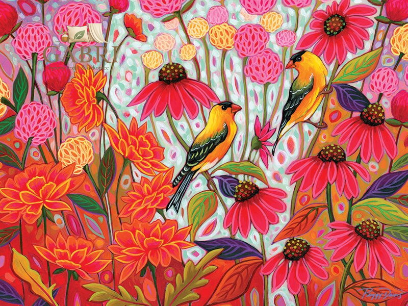 COBBLE HILL Puzzle Stehlíci na jaře XL 275 dílků