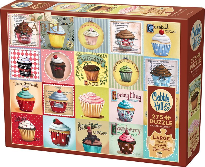 COBBLE HILL Puzzle Cupcake Cafe XL 275 dílků