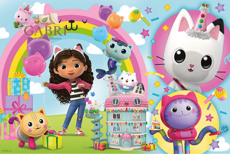 TREFL Puzzle Gábinin kouzelný domek MAXI 24 dílků