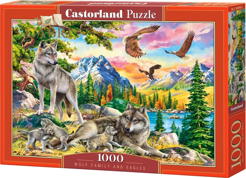 CASTORLAND Puzzle Vlčí rodinka 1000 dílků