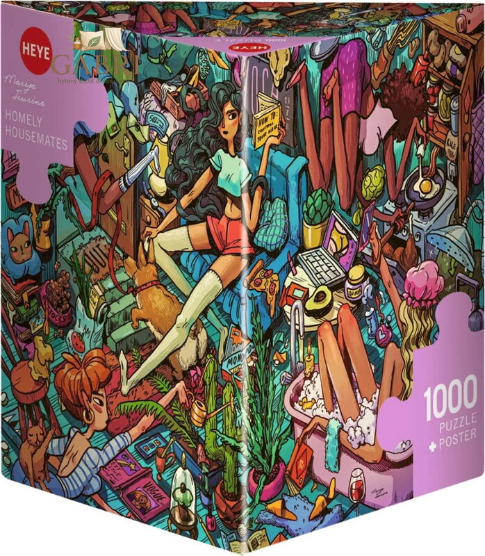 HEYE Puzzle Spolubydlící v domácnosti 1000 dílků