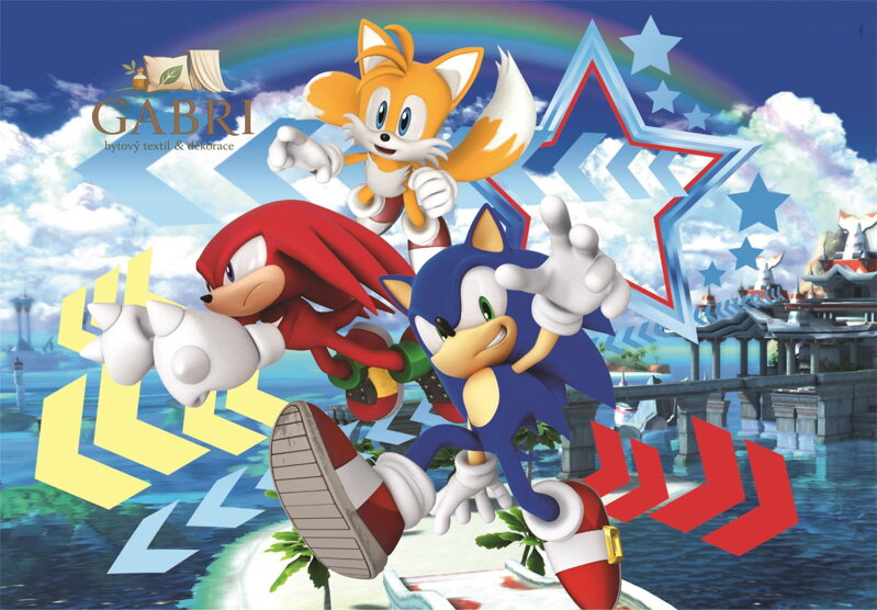 CLEMENTONI Puzzle Sonic 104 dílků