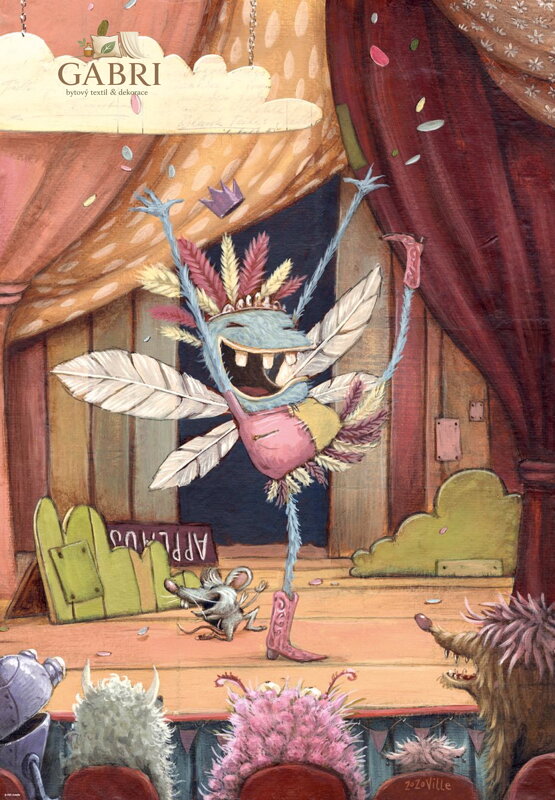 HEYE Puzzle Zozoville: Z Broadwaye 2000 dílků