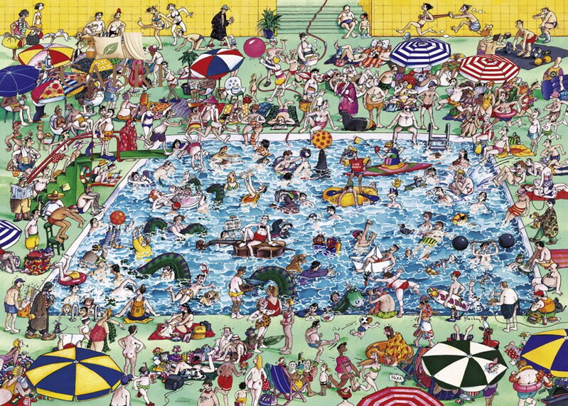 HEYE Puzzle Cartoon Classics: Zchlaďte se 1000 dílků