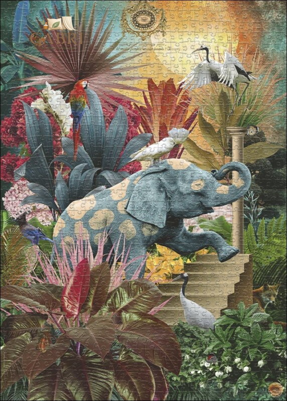 HEYE Puzzle Fauna Fantasies: Elephantaisy 1000 dílků
