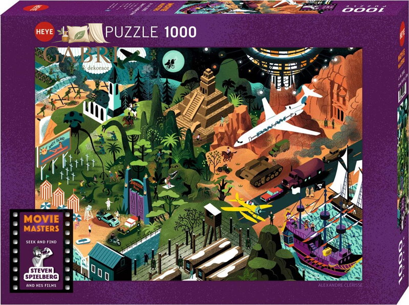 HEYE Puzzle Movie Masters: Filmy Stevena Spielberga 1000 dílků