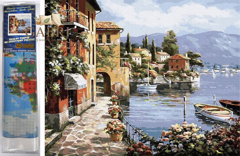 Norimpex Diamantové malování - U pobřeží 30x40cm