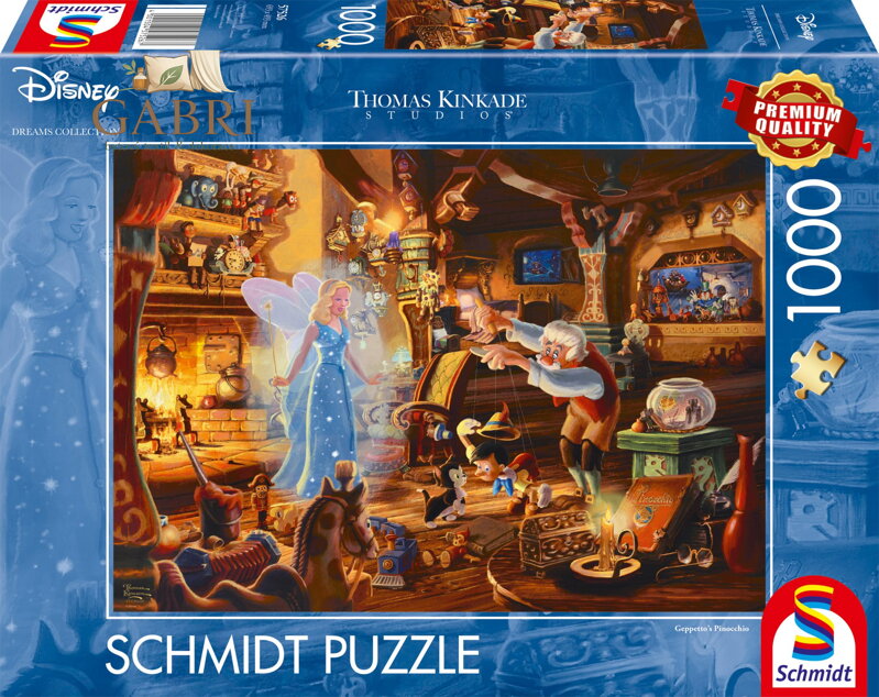 SCHMIDT Puzzle Pinocchio 1000 dílků