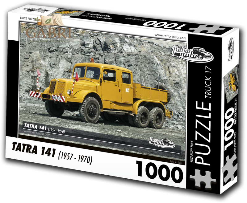 RETRO-AUTA Puzzle TRUCK č.17 Tatra 141 (1957-1970) 1000 dílků