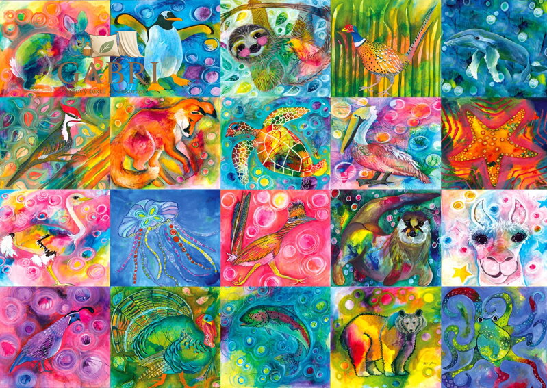 ENJOY Puzzle Kouzlo zvířat 1000 dílků