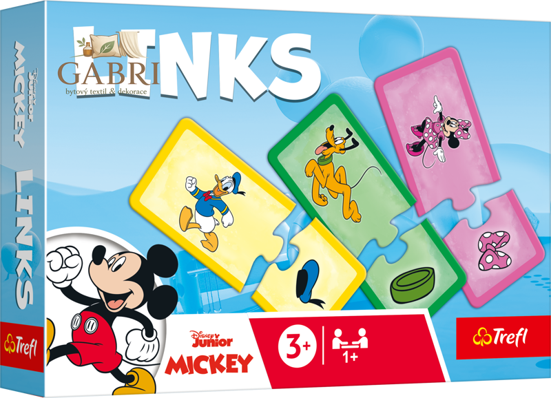 TREFL Puzzle Links Mickey a jeho přátelé 2x14 dílků